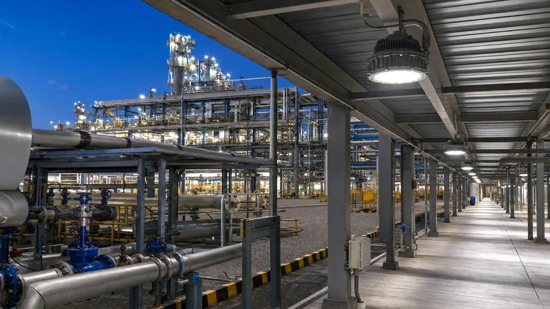 Coastal Refinery Hazardous Area Lighting